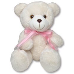 Urso para Nicho Baunilha com Rosa M Urso para Nicho Baunilha com Rosa M