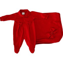 Saída de Maternidade Princesinha Vermelho 3 Peças Saída de Maternidade Princesinha Vermelho 3 Peças