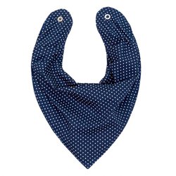 Babador Bandana Poá Marinho Babador Bandana Poá Marinho