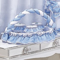 Cesta Decorada Eloy Azul Cesta Decorada Eloy Azul