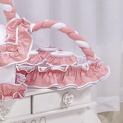 Cesta Decorada Sofia Rosa Cesta Decorada Sofia Rosa