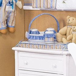 Cesta Decorada Théo Azul Cesta Decorada Théo Azul