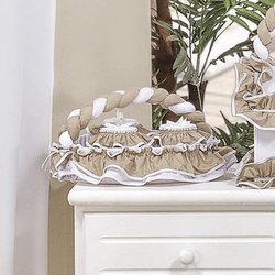 Cesta Decorada Urso Flofi Bege Cesta Decorada Urso Flofi Bege