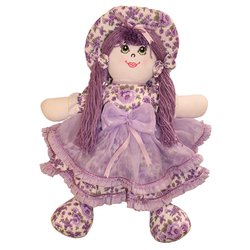 Boneca Belinha Floral Lilás Boneca Belinha Floral Lilás
