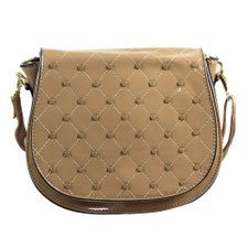 Bolsa Transversal De Verniz Feminina Matelassê Com Tachas Bolsa Transversal De Verniz Feminina Matelassê Com Tachas