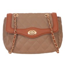 Bolsa Transversal Feminina Detalhes Matelassê Alça De Corrente Bolsa Transversal Feminina Detalhes Matelassê Alça De Corrente