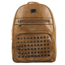 Mochila Luxo Feminina Cravejada Com Spikes Alça Dupla Mochila Luxo Feminina Cravejada Com Spikes Alça Dupla