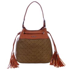 Bolsa Feminina Saco Com Vazados E Tassel Bolsa Feminina Saco Com Vazados E Tassel