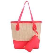 Kit Bolsa De Ombro Silicone Feminina Em Tressê + Bolsa De Mão Kit Bolsa De Ombro Silicone Feminina Em Tressê + Bolsa De Mão