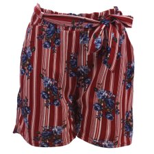 short feminino curto cintura alta em bengaline