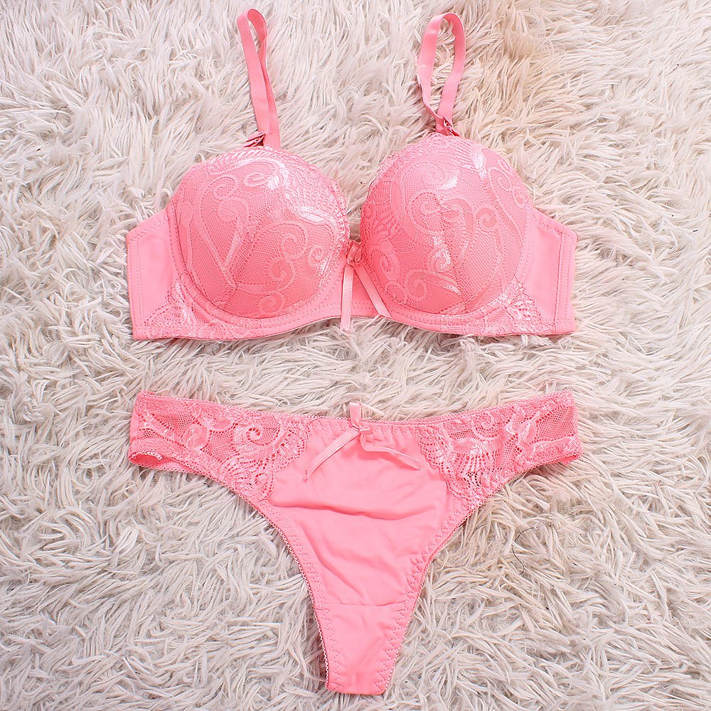 Conjunto Feminino De Lingerie Rendado Bojo Compre Agora Feira