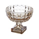 Fruteira Cristal com Pé Diamant Âmbar 24X21,5cm 26057 Wolff Fruteira Cristal com Pé Diamant Âmbar 24X21,5cm 26057 Wolff