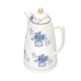 Garrafa Térmica de Porcelana Floral 28cm 900ml 35579 Wolff Garrafa Térmica de Porcelana Floral 28cm 900ml 35579 Wolff