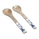 Jogo Talheres Madeira 2 Peças Para Salada Flower 8x30cm 27498 Bon Gourmet Jogo Talheres Madeira 2 Peças Para Salada Flower 8x30cm 27498 Bon Gourmet