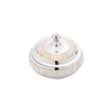 Potiche Decorativo Metal Niquelado com Madrepérola 10cm 30145 Prestige Potiche Decorativo Metal Niquelado com Madrepérola 10cm 30145 Prestige