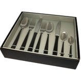 Faqueiro de Inox 48 peças Two Tones Pisa Inox Preto Gift Box 71506 Wolff Faqueiro de Inox 48 peças Two Tones Pisa Inox Preto Gift Box 71506 Wolff
