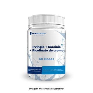 Irvingia 450mg + Garcinia 450mg + Picolinato de cromo 100mcg 60 doses Irvingia 450mg + Garcinia 450mg + Picolinato de cromo 100mcg 60 doses