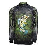 Camiseta De Pesca Rock Fishing Dry (Tucunaré Azul) Camiseta De Pesca Rock Fishing Dry (Tucunaré Azul)