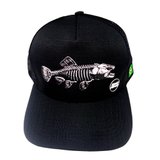 Boné Rock Fishing Skull Traíra Trucker Microfibra Preto Boné Rock Fishing Skull Traíra Trucker Microfibra Preto