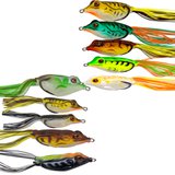 Kit Frog Para Pesca de Traíras Anti Enrosco O Boto 10 Frogs + Estojo Kit Frog Para Pesca de Traíras Anti Enrosco O Boto 10 Frogs + Estojo