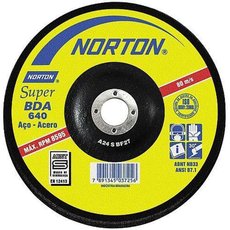 Disco de desbaste 7 x 1/4 x 7/8 - Norton BDA640 Disco de desbaste 7 x 1/4 x 7/8 - Norton BDA640