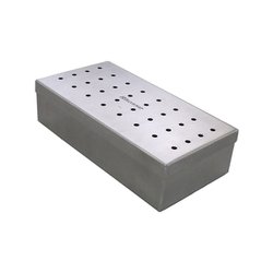 Estojo De Inox Perfurado. 18 x 08 x 05 cm Estojo De Inox Perfurado. 18 x 08 x 05 cm