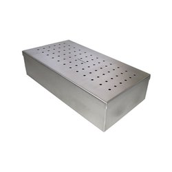 Estojo De Inox Perfurado. 32 x 16 x 08 cm Estojo De Inox Perfurado. 32 x 16 x 08 cm