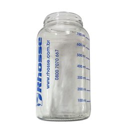 Frasco para Lipoaspirador Rhosse (sem Tampa). 700 ml Frasco para Lipoaspirador Rhosse (sem Tampa). 700 ml