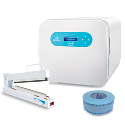 Kit Autoclave Vitale Class CD 12L + Seladora + Papel Grau Cirúrgico Kit Autoclave Vitale Class CD 12L + Seladora + Papel Grau Cirúrgico