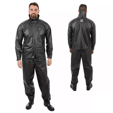 Capa De Chuva Motociclista Pvc Pioneira Preta Capa De Chuva Motociclista Pvc Pioneira Preta