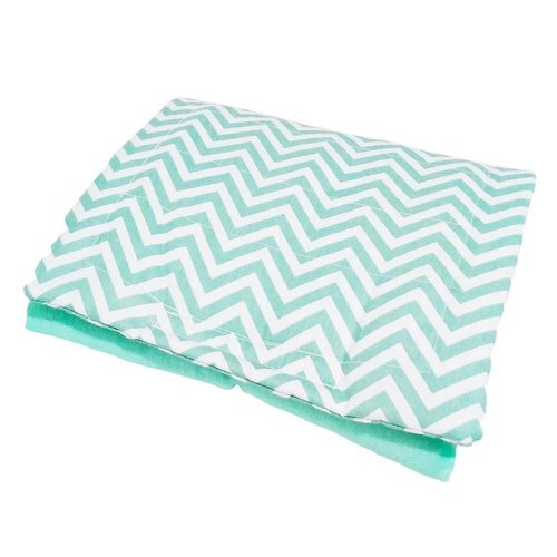 Trocador de Bebê Portátil Chevron Verde Trocador de Bebê Portátil Chevron Verde