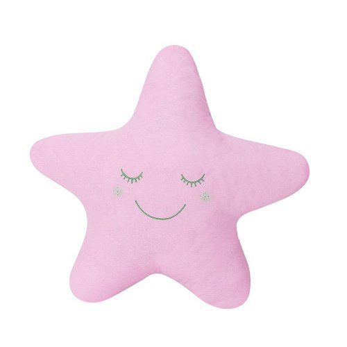 Almofada Decorativa Estrelinha Rosa Almofada Decorativa Estrelinha Rosa