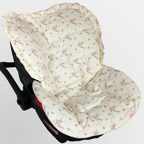Capa para Bebe Conforto Floral Rosa Capa para Bebe Conforto Floral Rosa