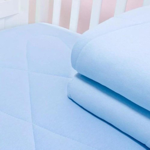 Lençol para Mini Berço de 58cm com Elástico Azul Lençol para Mini Berço de 58cm com Elástico Azul