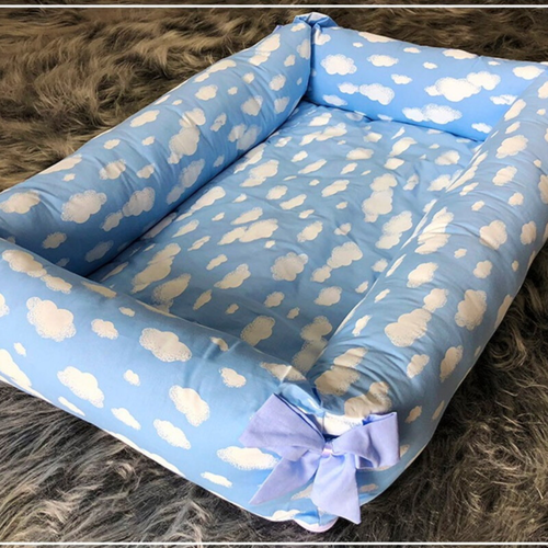 Ninho Redutor de Berço Nuvem Azul Ninho Redutor de Berço Nuvem Azul