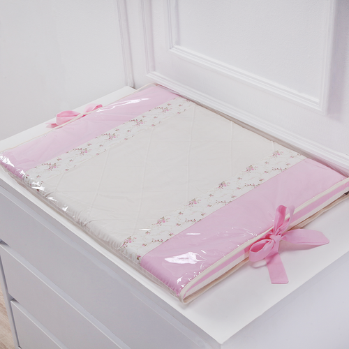 Trocador de Fraldas para Bebê Floral Rosa Trocador de Fraldas para Bebê Floral Rosa