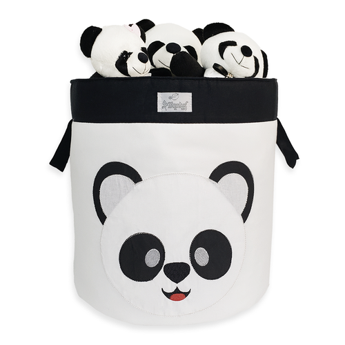 Cesto Organizador de Brinquedos Redondo Panda Cesto Organizador de Brinquedos Redondo Panda