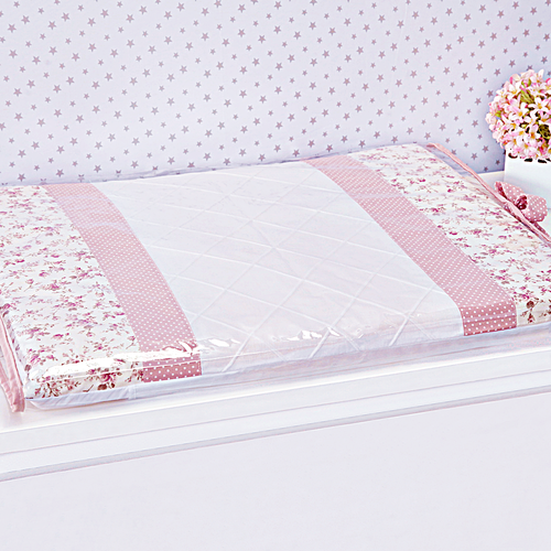 Trocador de Fraldas para Bebê Floral e Branco Trocador de Fraldas para Bebê Floral e Branco