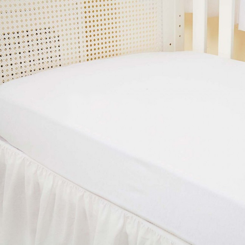 Lençol para Mini Berço 58 cm 1 Peça Percal 200 Fios Branco Lençol para Mini Berço 58 cm 1 Peça Percal 200 Fios Branco