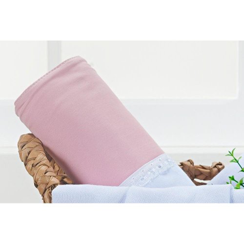 Cueiro Flanelado Branco e Rosa Liso 01 Peça Cueiro Flanelado Branco e Rosa Liso 01 Peça