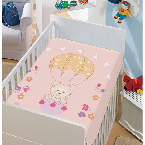 Cobertor Infantil Antialérgico Passeio de Balão Pêssego Jolitex Tradicional 1,10m x 90cm Cobertor Infantil Antialérgico Passeio de Balão Pêssego Jolitex Tradicional 1,10m x 90cm