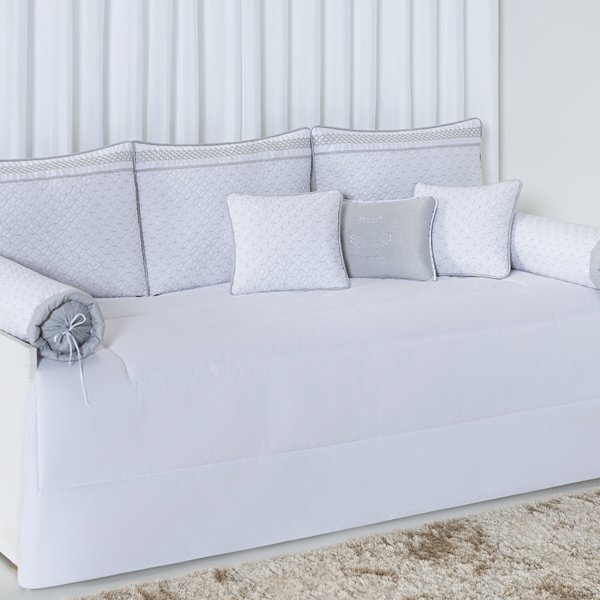 Kit cama baba cinza clearance
