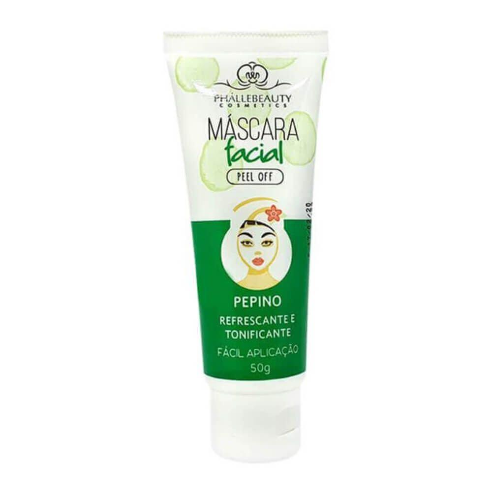 Máscara Facial Phállebeauty Peel Off Pepino 50gr Cigana Beleza Cosméticos