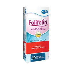 Folifolin 5mg caixa com 30 comprimidos