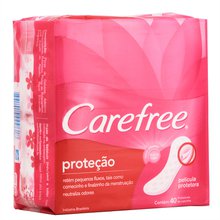 Protetor Diário Carefree Proteção com Perfume 40 Unidades