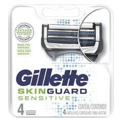 Carga para Barbeador Gillette Skinguard Sensitive 4 Unidades
