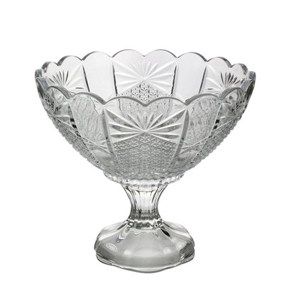Centro De Mesa De Cristal Com Pe Princess 22x19cm 27911 Wolff Emporio Da Porcelana