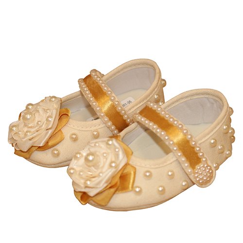 sapato menina dourado