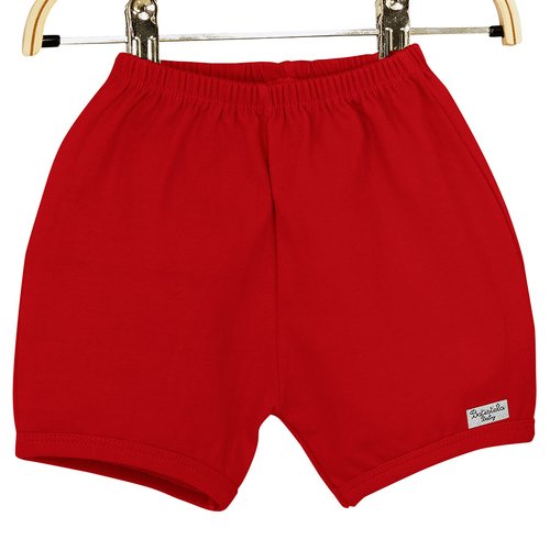 Short vermelho bebe clearance