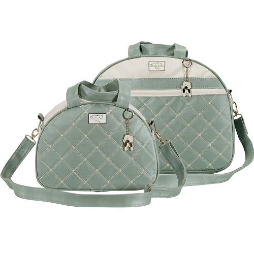 Bolsa maternidade verde clearance